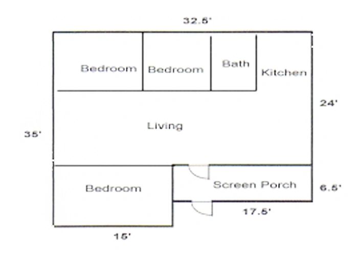 Cabin 6 Floor Plan